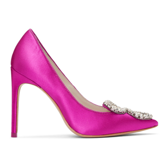 Sophia Webster Pink Bibi Butterfly Pearl Heels