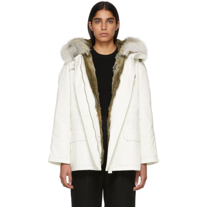 yves salomon short parka