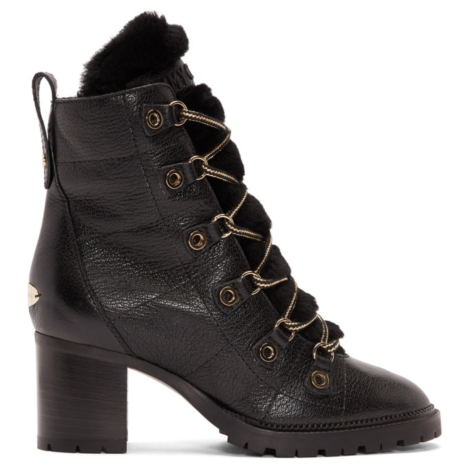 Jimmy Choo Black Hillary 65 Boots