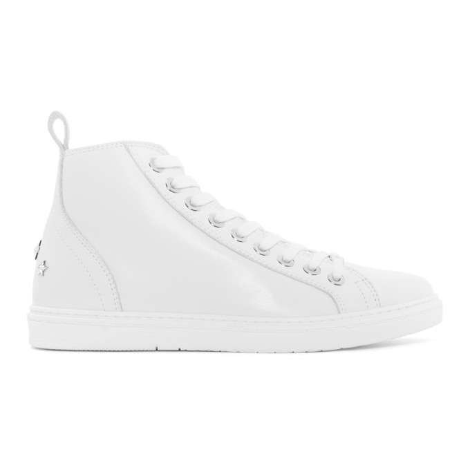 Jimmy Choo White Colt Sneakers