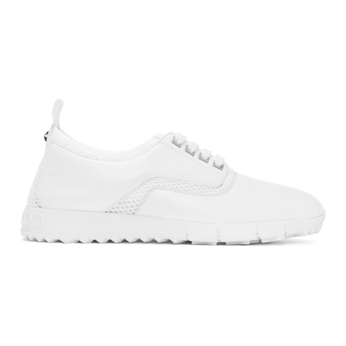 Jimmy Choo White Calfskin Jenson Sport Sneakers