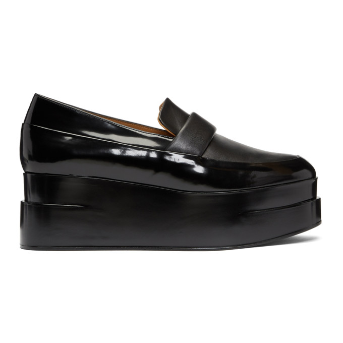 Clergerie Black Lynn Platform Loafers
