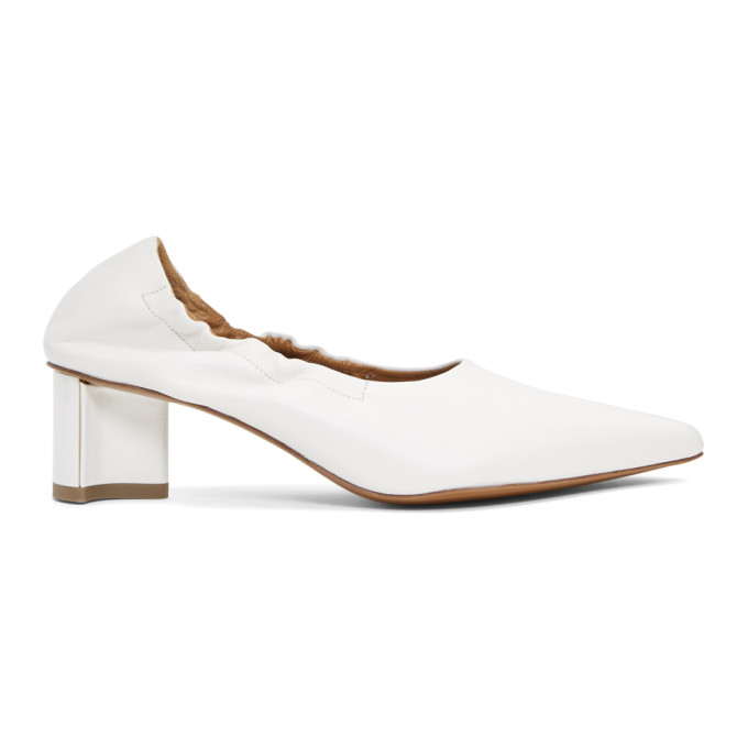 Clergerie White Solal Heels
