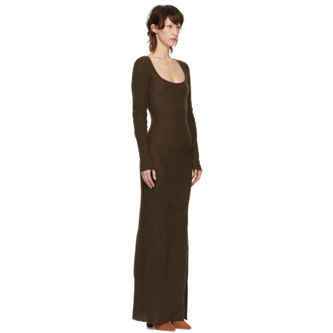 JACQUEMUS JACQUEMUS BROWN LA ROBE DAO DRESS