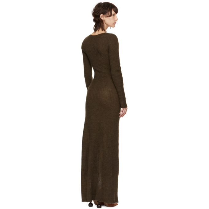 JACQUEMUS JACQUEMUS BROWN LA ROBE DAO DRESS