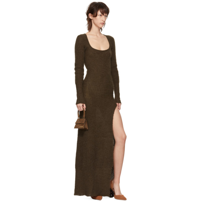JACQUEMUS JACQUEMUS BROWN LA ROBE DAO DRESS
