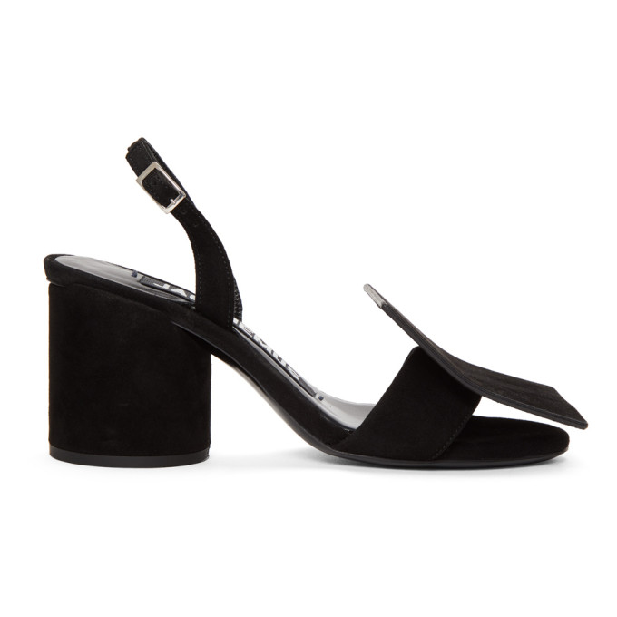 Jacquemus Black 'Les Rond Carré' Sandals