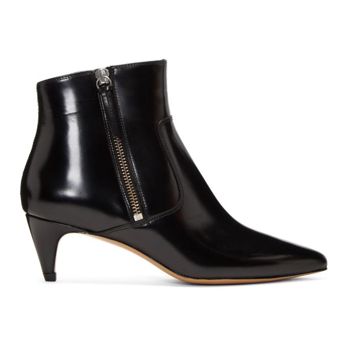 Isabel Marant Black Deby Ankle Boots