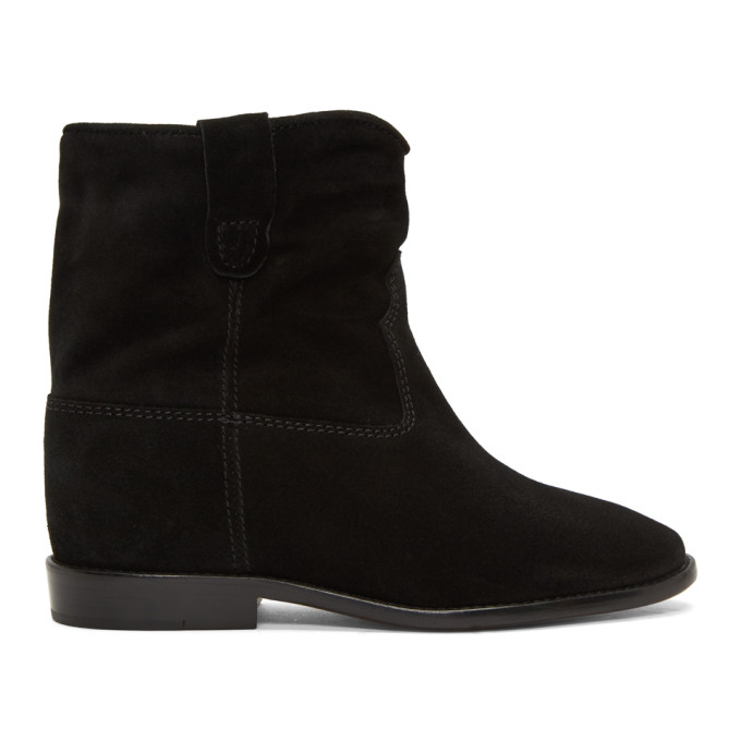 Isabel Marant Black Suede Crisi Boots