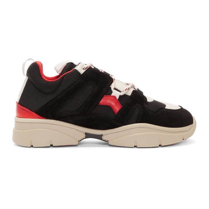 Isabel Marant Black Kindka Mountain Sneakers