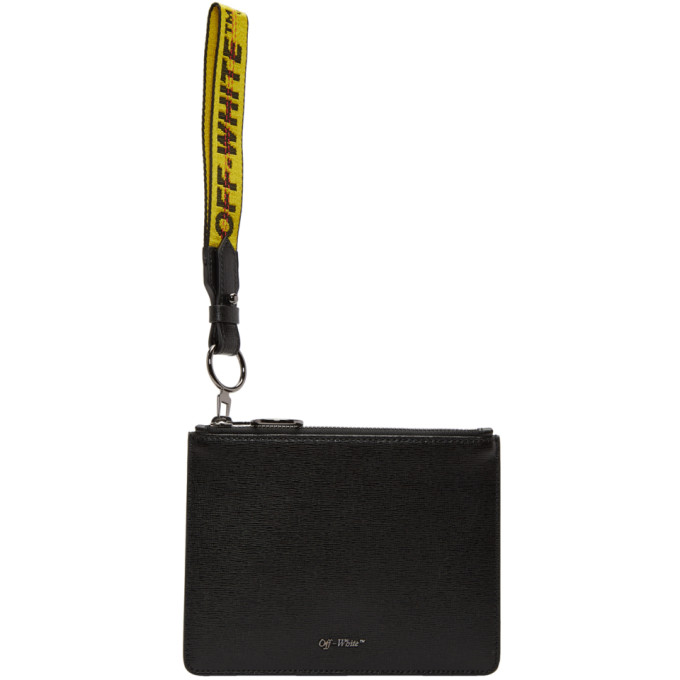 Off-White Black Double Flat Pouch