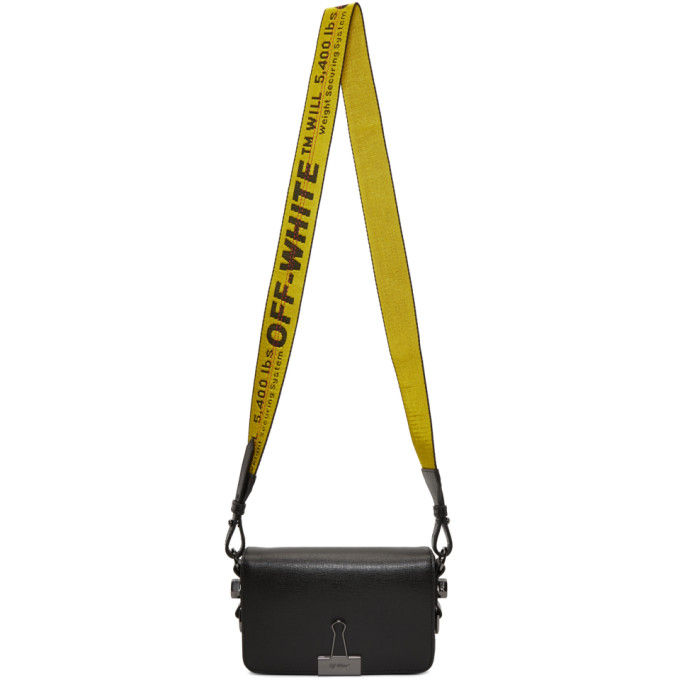 Off-White Black Mini Flap Bag