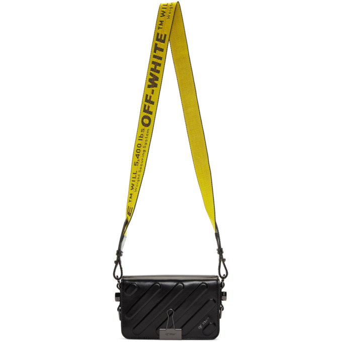 Off-White Black Mini Padded Flap Bag