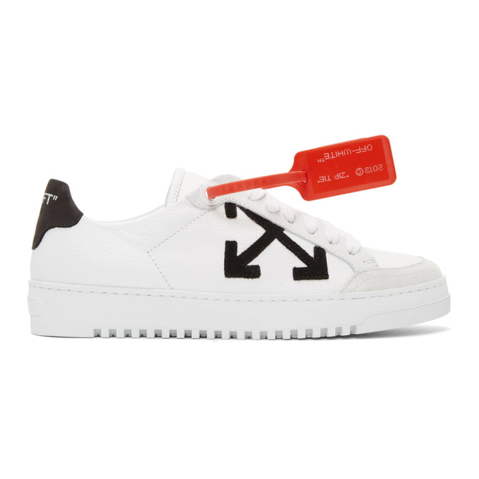Off-White White Leather Sneakers