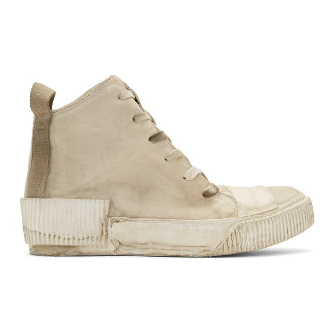 Boris Bidjan Saberi Grey Kangaroo Sneakers