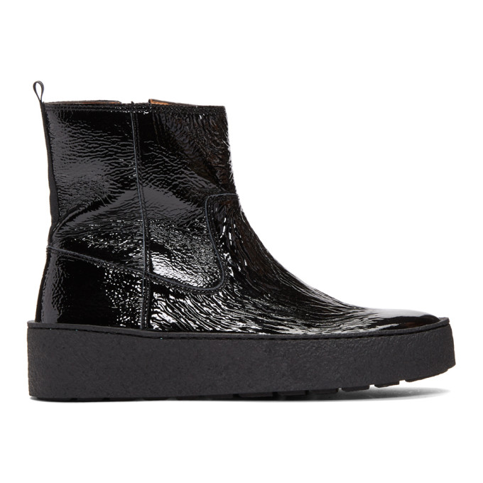Won Hundred Black Ramona Platform Boots