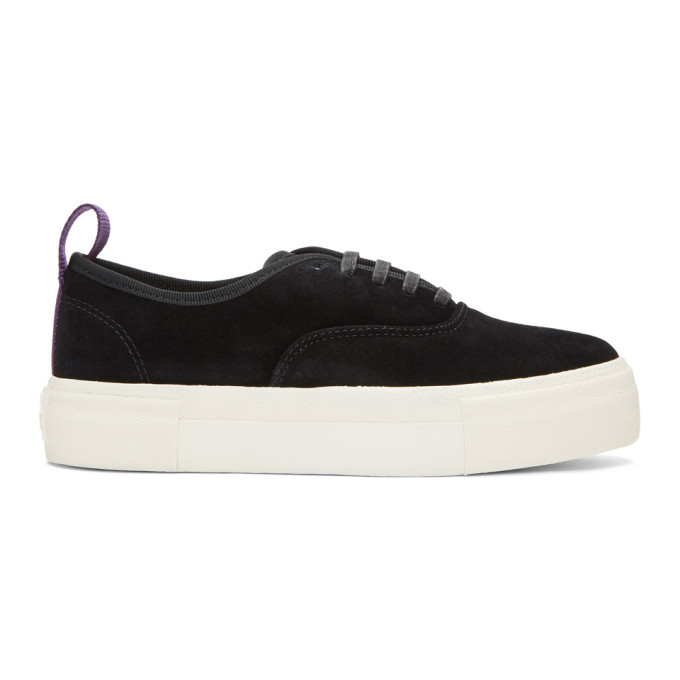 Eytys Black Suede Mother Sneakers