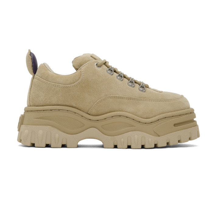 Eytys SSENSE EXCLUSIVE Tan Suede Angel Sneakers