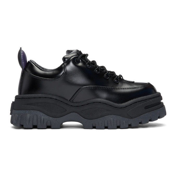 Eytys Black Leather Angel Sneakers