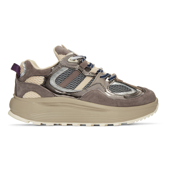 Eytys Grey & Beige Jet Turbo Sneakers