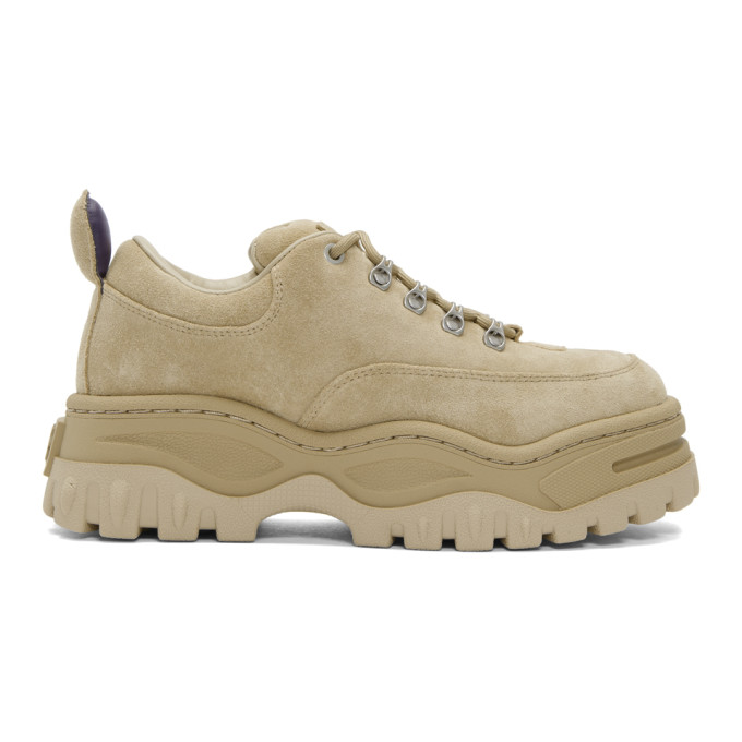 Eytys SSENSE Exclusive Tan Suede Angel Sneakers