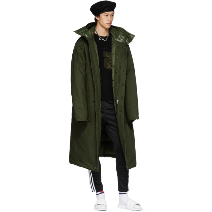 GOSHA RUBCHINSKIY GOSHA RUBCHINSKIY BLACK CAMO POCKET KNIT SWEATER