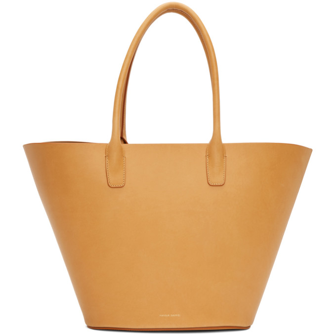Mansur Gavriel Tan Leather Tote