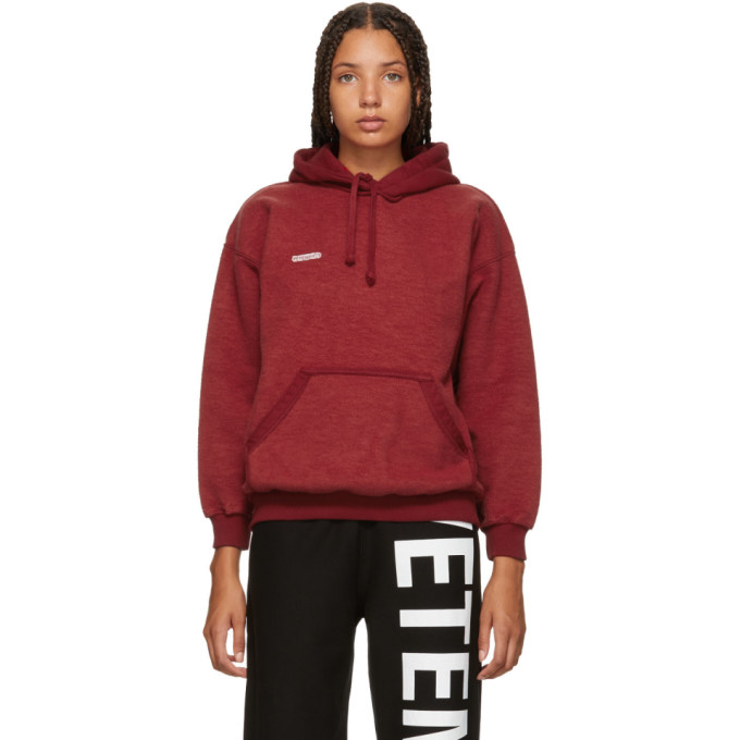 vetements hoodie inside out