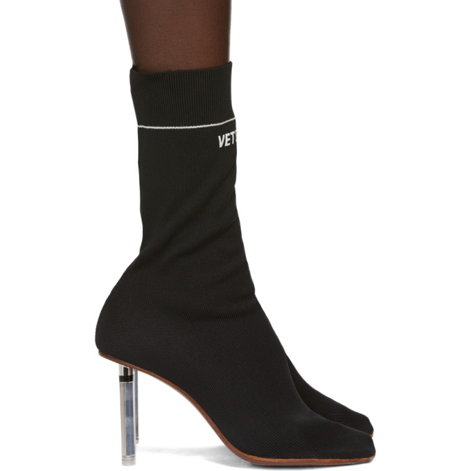 Vetements Black Lighter Sock Boots