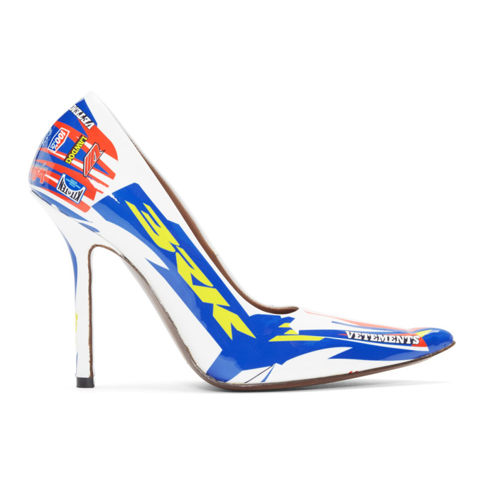 Vetements White Race Heels