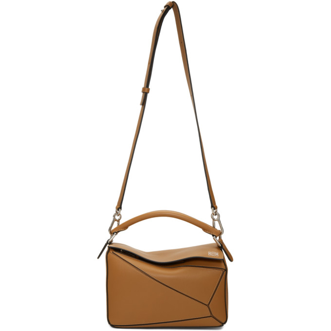 Loewe Tan Small Puzzle Bag