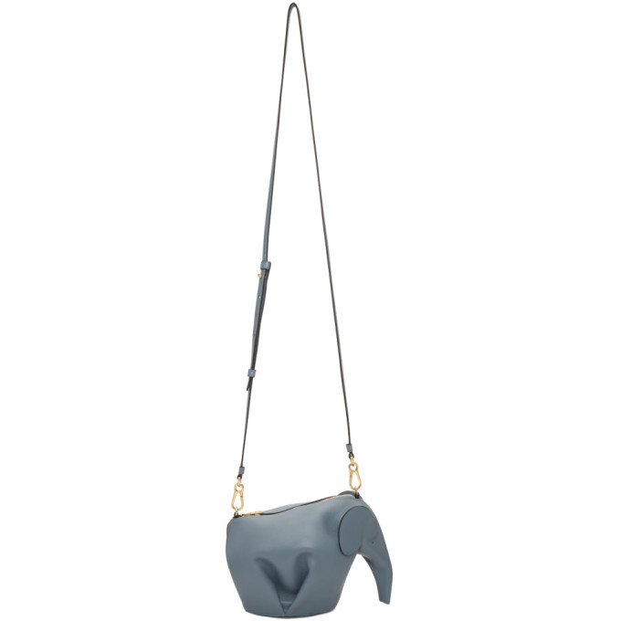 Loewe Blue Mini Elephant Bag