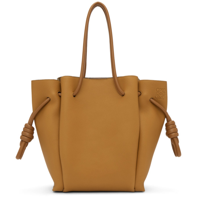 Loewe Tan Small Flamenco Knot Tote