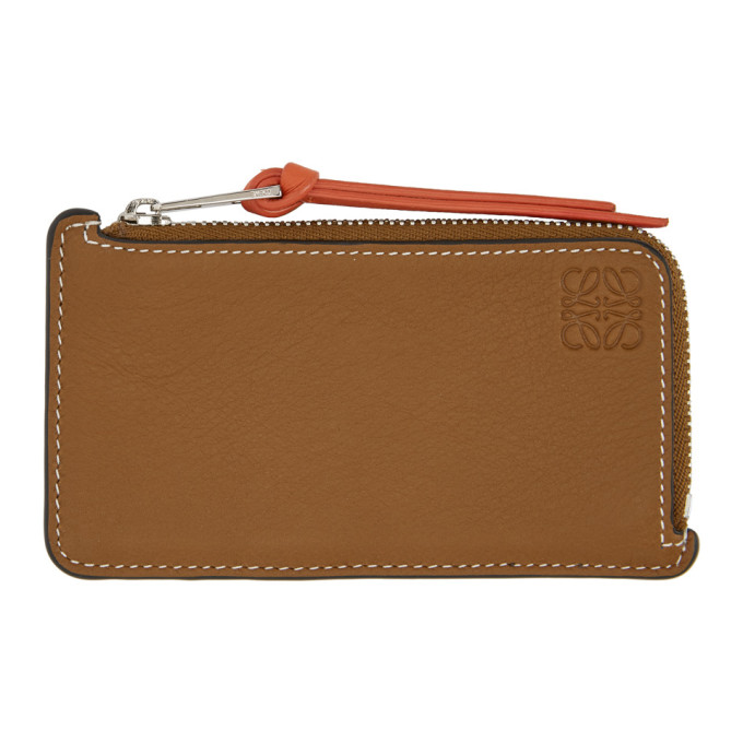 LOEWE LOEWE MULTICOLOR RAINBOW ZIP CARD HOLDER