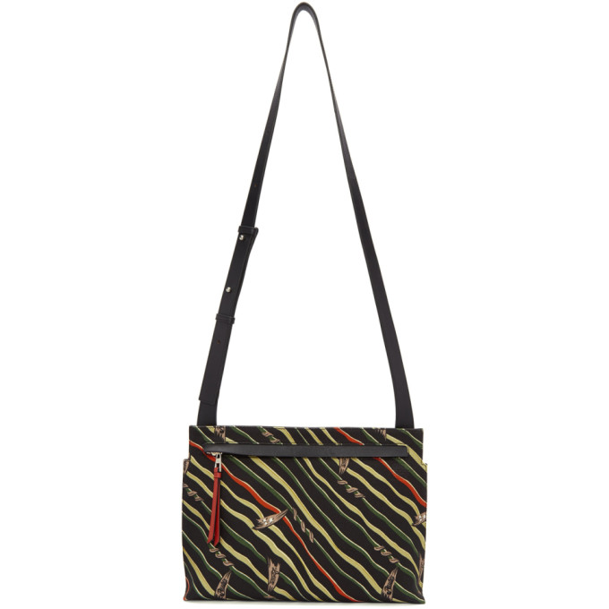 Loewe Black Paula's Ibiza Flag Logo Messenger Bag