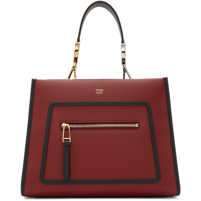 Fendi Red Small Runaway Tote