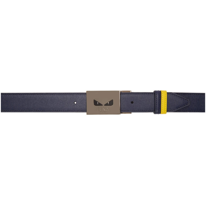 Fendi Ceinture bleue et jaune Bag Bugs
