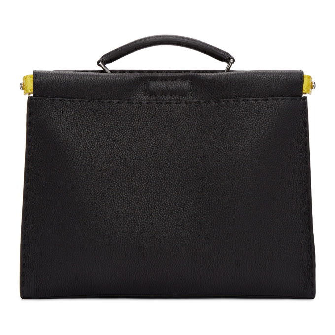 FENDI FENDI BLACK BAG BUGS PEEKABOO BRIEFCASE