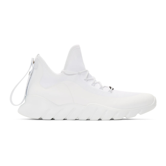 Fendi White 'Fendi Vocabulary' Sneakers
