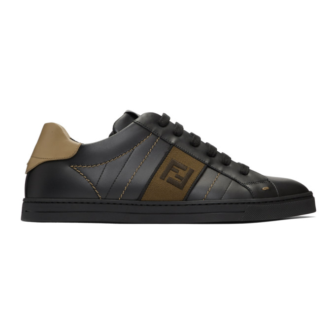 Fendi Black 'Forever Fendi' Sneakers