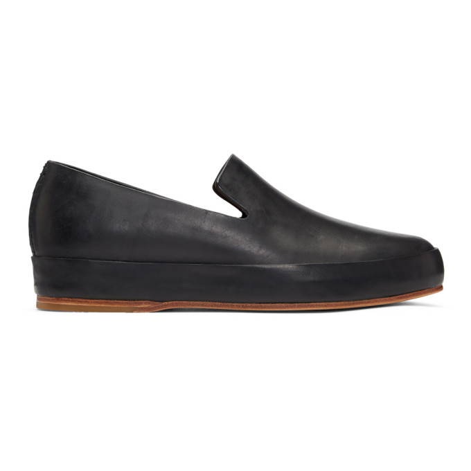 Feit Black Hand Sewn Loafers
