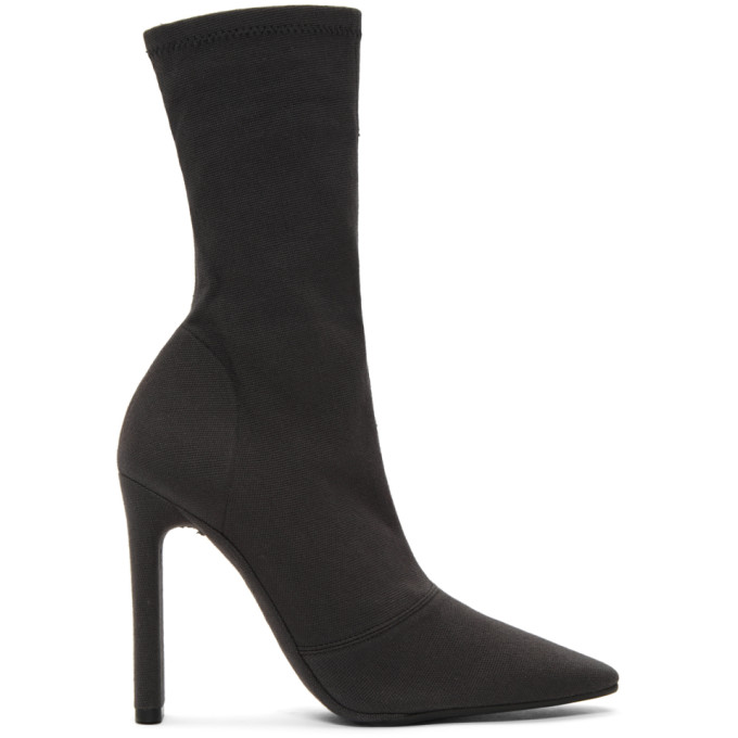 YEEZY Grey Stretch Ankle Boots