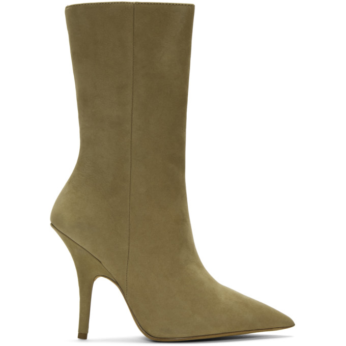 YEEZY Taupe Nubuck Ankle Boots - YZ6161-310