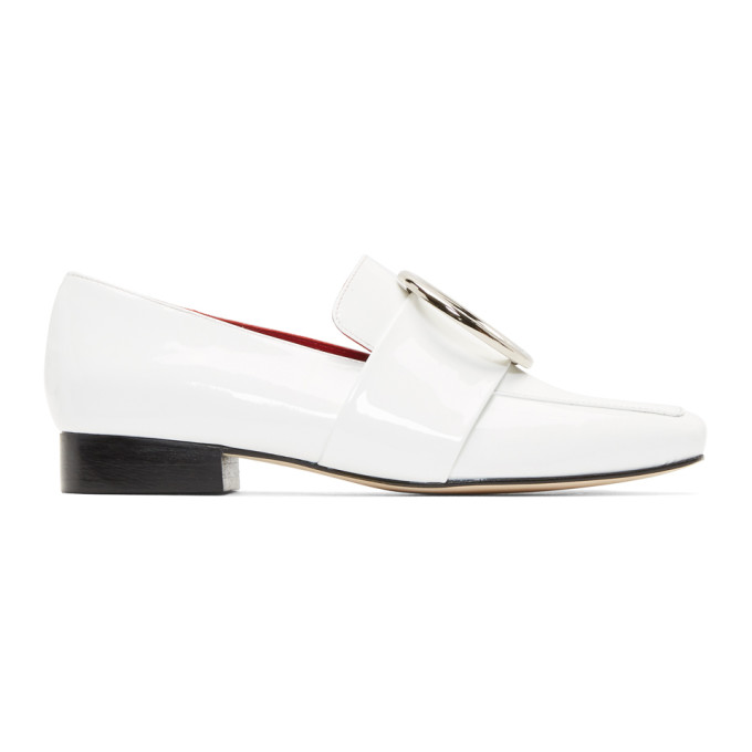 DORATEYMUR DORATEYMUR WHITE PATENT HARPUT LOAFERS