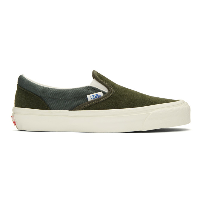 Vans Green OG Classic Slip-On Sneakers