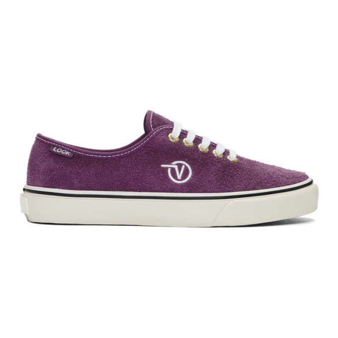 Vans Purple LQQK Studio Edition Authentic One Pie Sneakers
