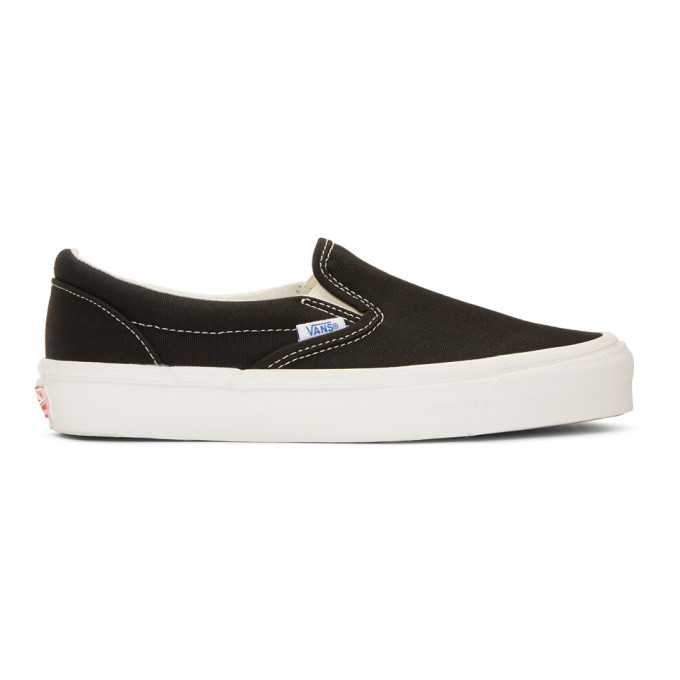 Vans Black OG Classic Slip-On Sneakers