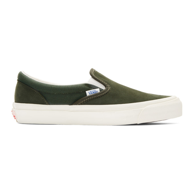 Vans Green OG Classic Slip-On Sneakers