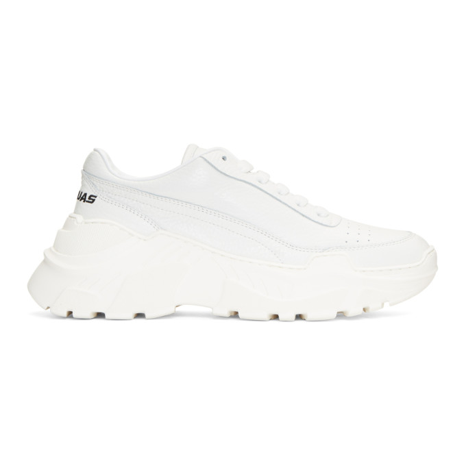 Joshua Sanders White Chunky Sole Sneakers