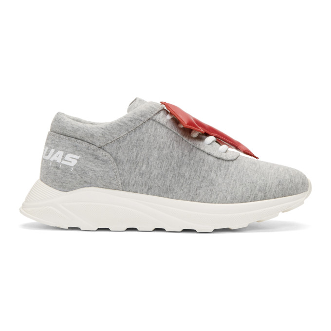 Joshua Sanders Grey LA Letters Sneakers